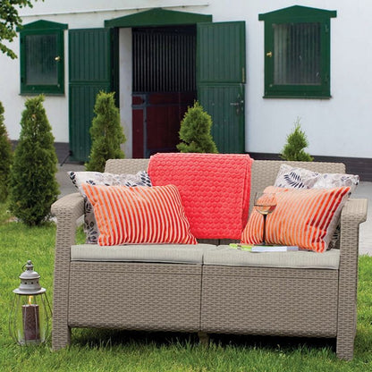 Sofa Keter Corfu Love 128x70 cm Cappuccino