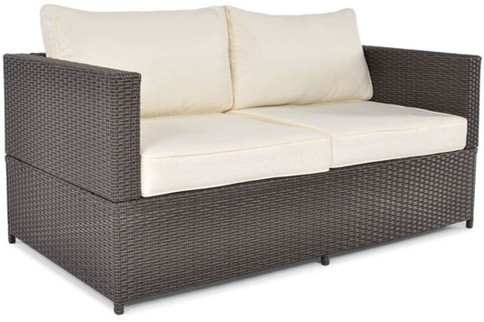 Bettso Malaga to-personers have-sofa i brun, 1 stk.