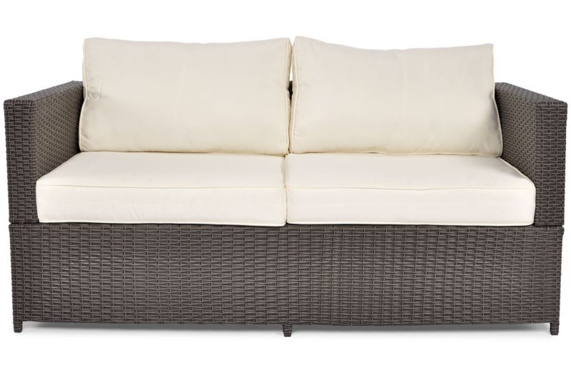 Bettso Malaga to-personers have-sofa i brun, 1 stk.