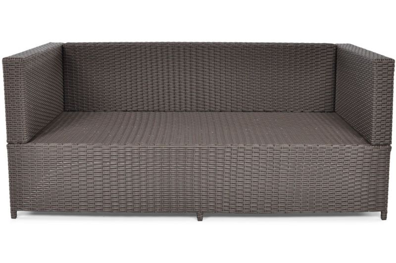 Bettso Malaga to-personers have-sofa i brun, 1 stk.