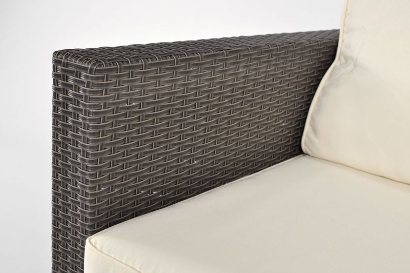 Bettso Malaga to-personers have-sofa i brun, 1 stk.