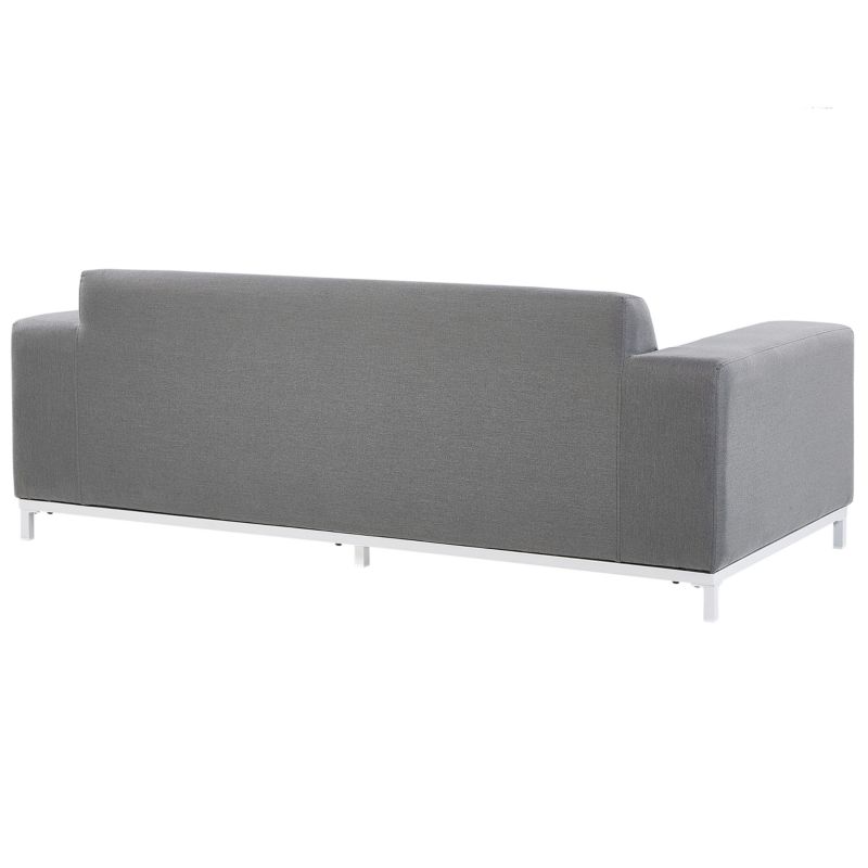 Sofa ogrodowa dla 2 osób Rovigo Szary 1 szt.