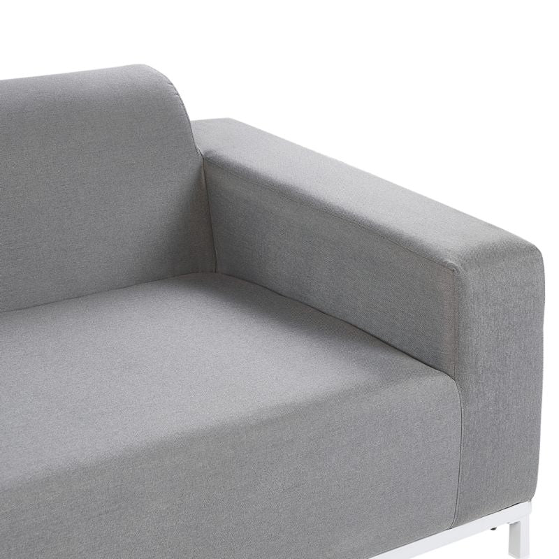 Sofa ogrodowa dla 2 osób Rovigo Szary 1 szt.