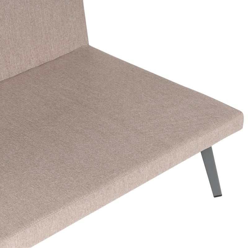 Sofa ogrodowa dla 3 osób Loretello Lewostronny Beżowy 1 szt.