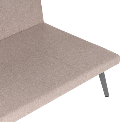 Sofa ogrodowa dla 3 osób Loretello Lewostronny Beżowy 1 szt.