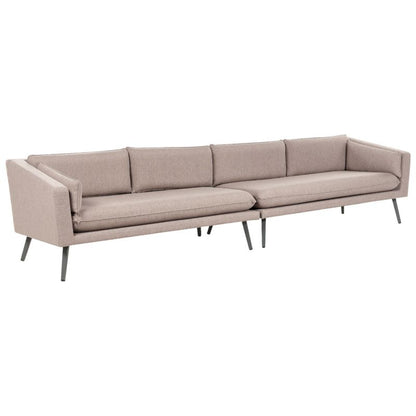 Sofa ogrodowa dla 4 osób Loretello Beżowy 1 szt.