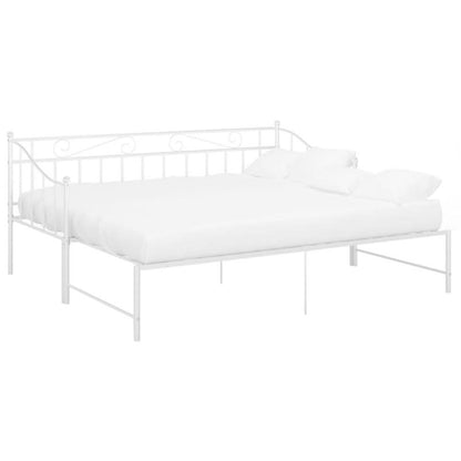 Sovesofa Med Udtraek Hvid 206x95 cm