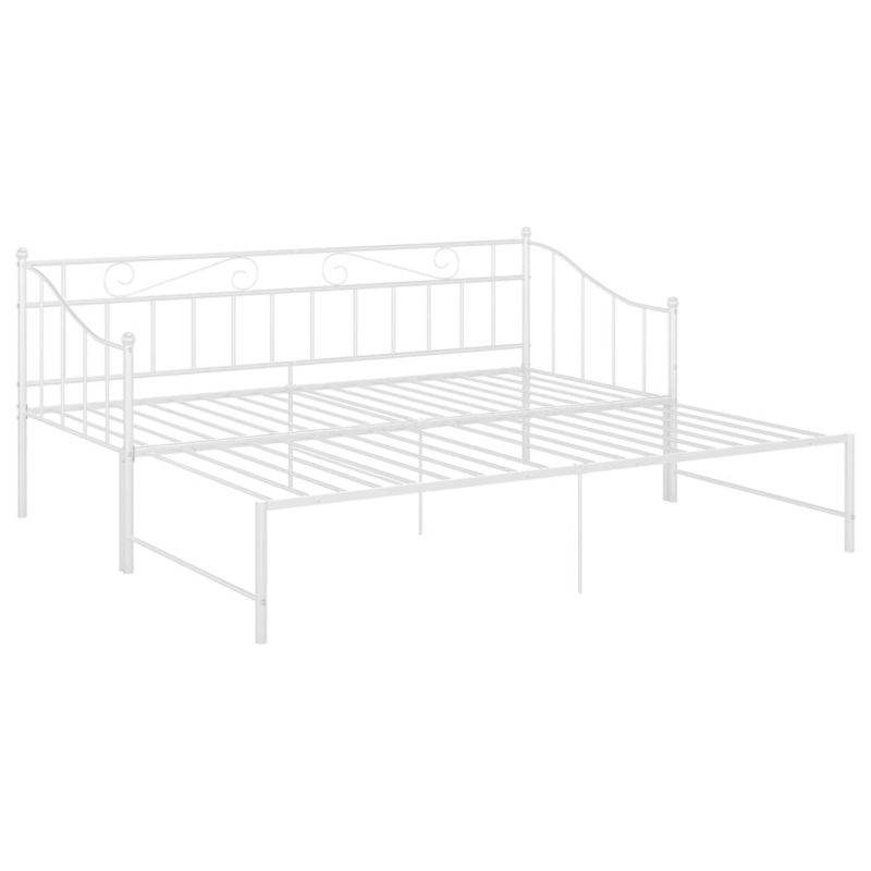 Sovesofa Med Udtraek Hvid 206x95 cm