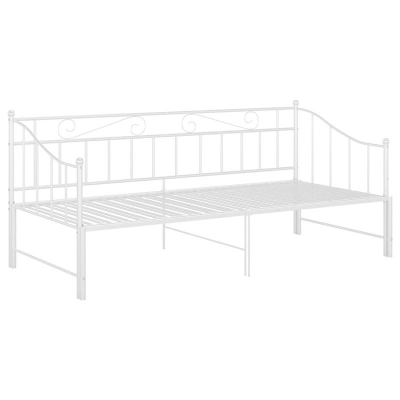 Sovesofa Med Udtraek Hvid 206x95 cm