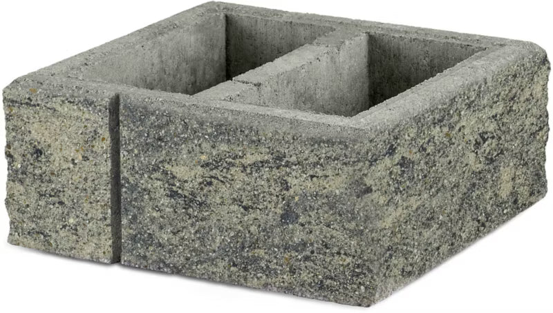 Søjleblok Gorc GUD+GAD 38x38x16 cm Onyx Beton