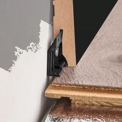Sokkel 220x6 cm Sort MDF 5059340804682