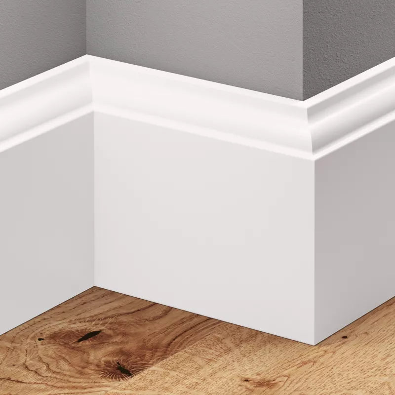 Sokkel 90 mm Hvid MDF 220 cm Mat
