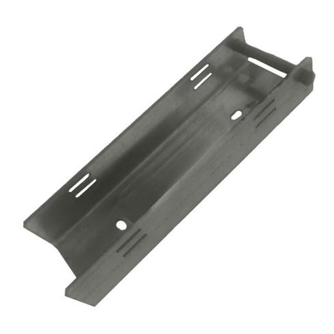 Sokkelbeslag 25x6x5 cm Galvaniseret Antracit
