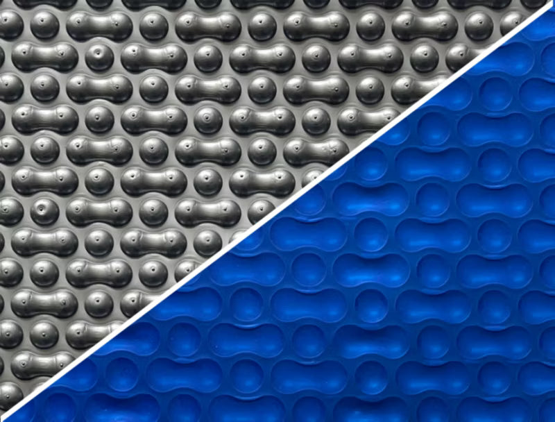 Solardækken Termotæppe 3 m 500 my Blå/Sølv