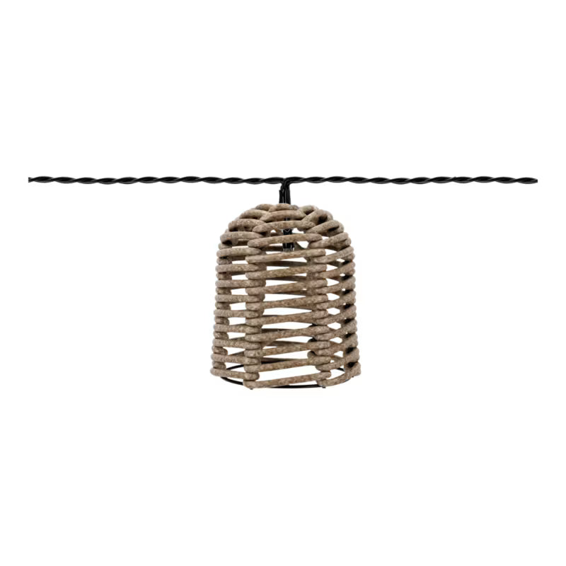 Solargirland 4,8 m Brun 2500K LED IP44 | 5063022745903