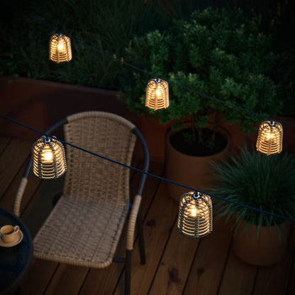 Solargirland 4,8 m Brun 2500K LED IP44 | 5063022745903