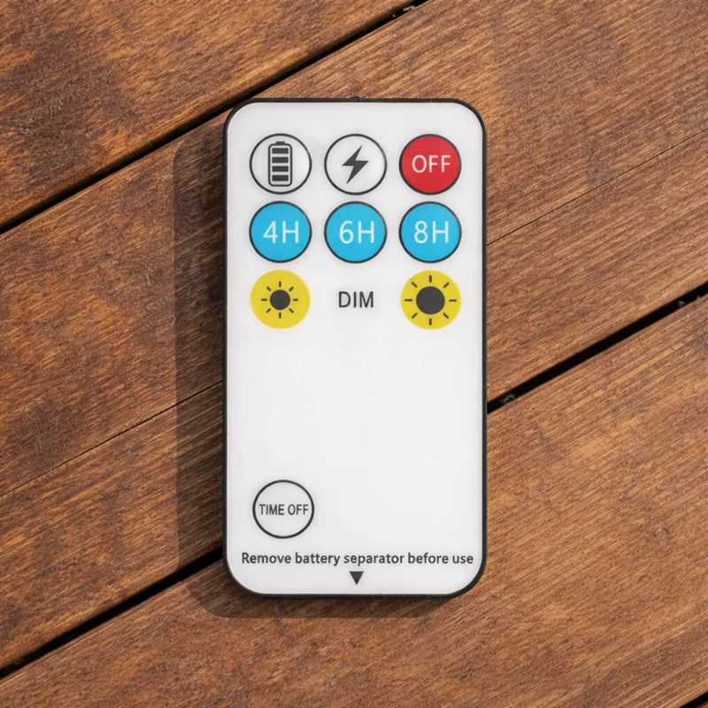 Solargirland Flame 15 m 15 LED Sort