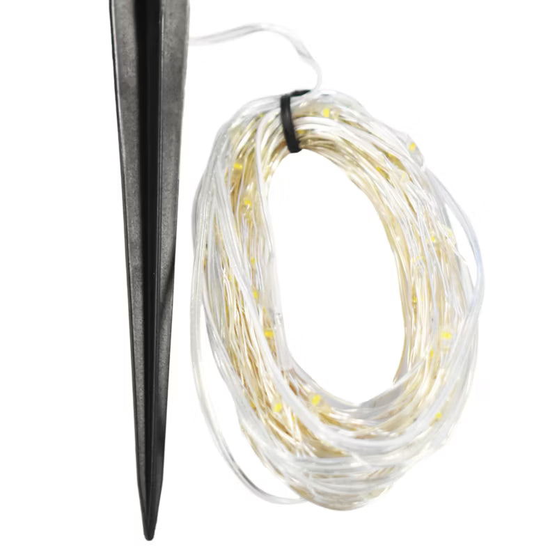 Solargirlande 150 LED 15 m Sølv | 5902693704942