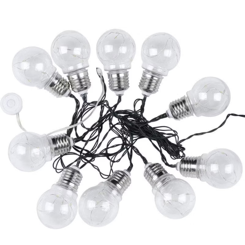 Solargirlande LED 5 m Sort IP44
