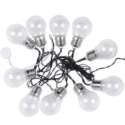 Solargirlande LED 5 m Sort IP44