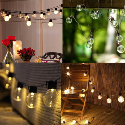 Solarguirlande 20 LED 5 m Varm Hvid