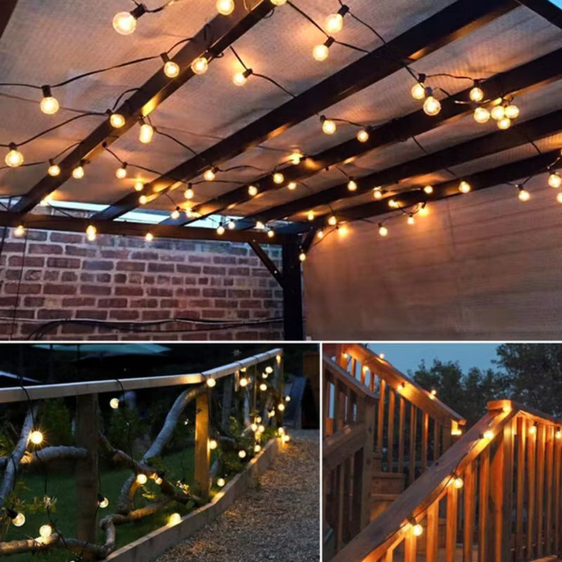 Solarguirlande 20 LED 5 m Varm Hvid