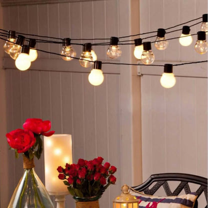 Solarguirlande 20 LED 5 m Varm Hvid