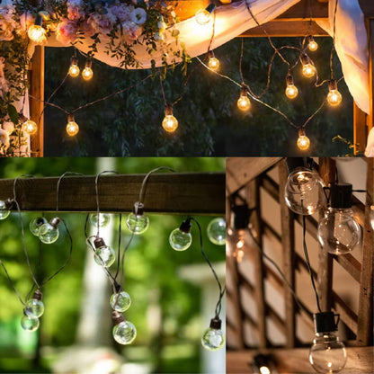 Solarguirlande 20 LED 5 m Varm Hvid