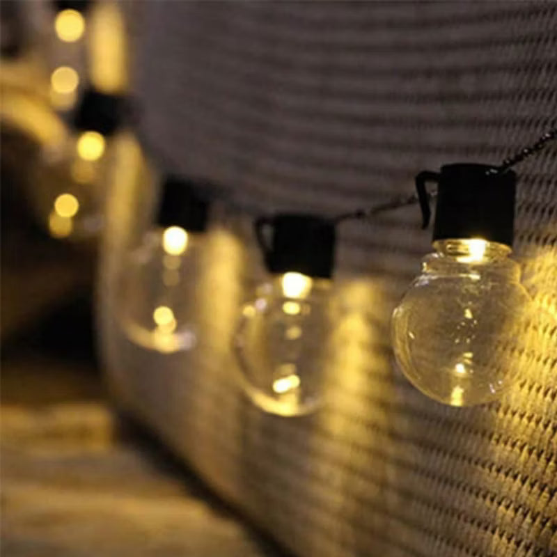 Solarguirlande 20 LED 5 m Varm Hvid