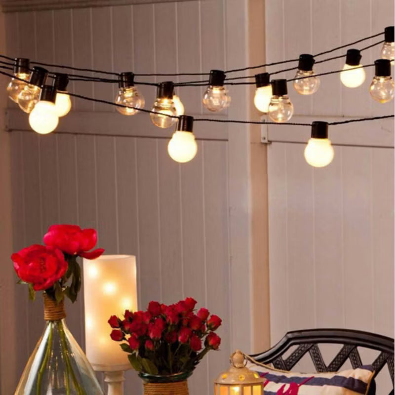 Solarguirlande 20 LED 5 m Varm Hvid
