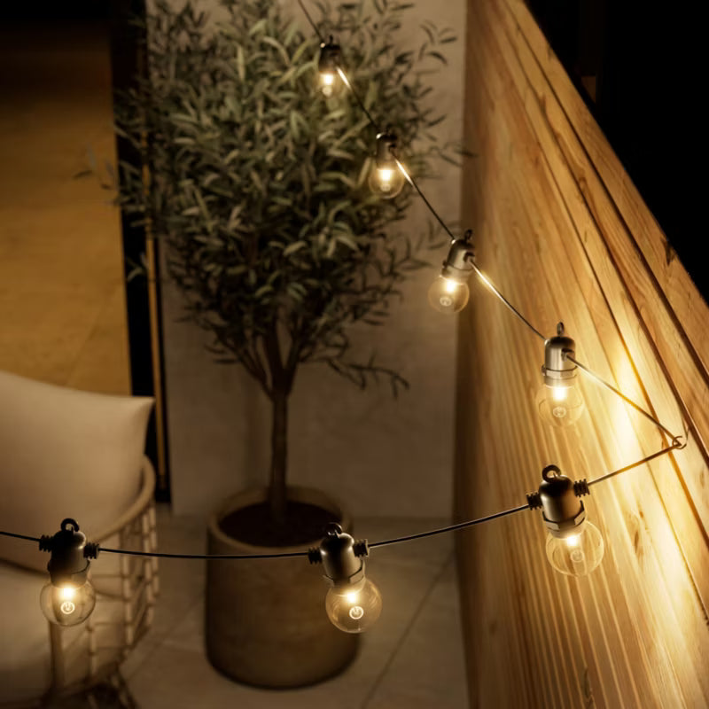 Solarguirlande Longny 8,2 m 25 LED Brun | 5063022747822
