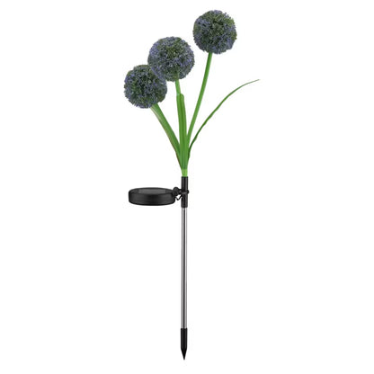 Solarlampe Alium Hvidløg 71 cm Blå IP44 | 5901508329509