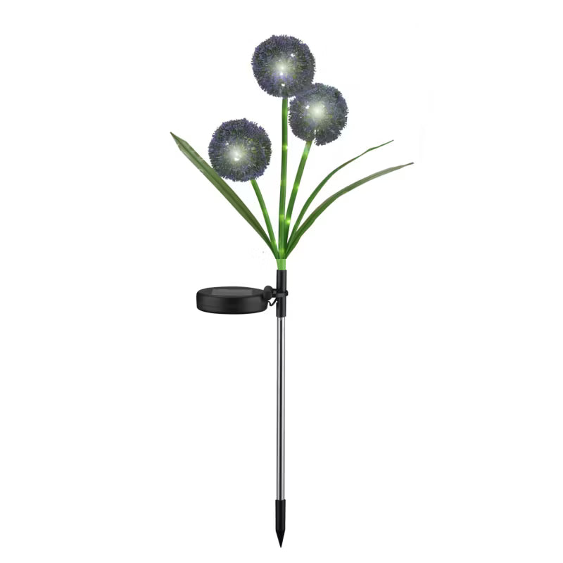 Solarlampe Alium Hvidløg 71 cm Blå IP44 | 5901508329509