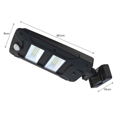 Solarlampe Anaheim 1000 lm Sort med Bevægelsessensor