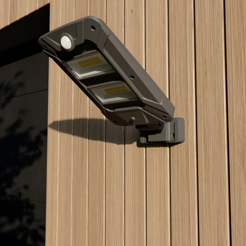 Solarlampe Anaheim 1000 lm Sort med Bevægelsessensor