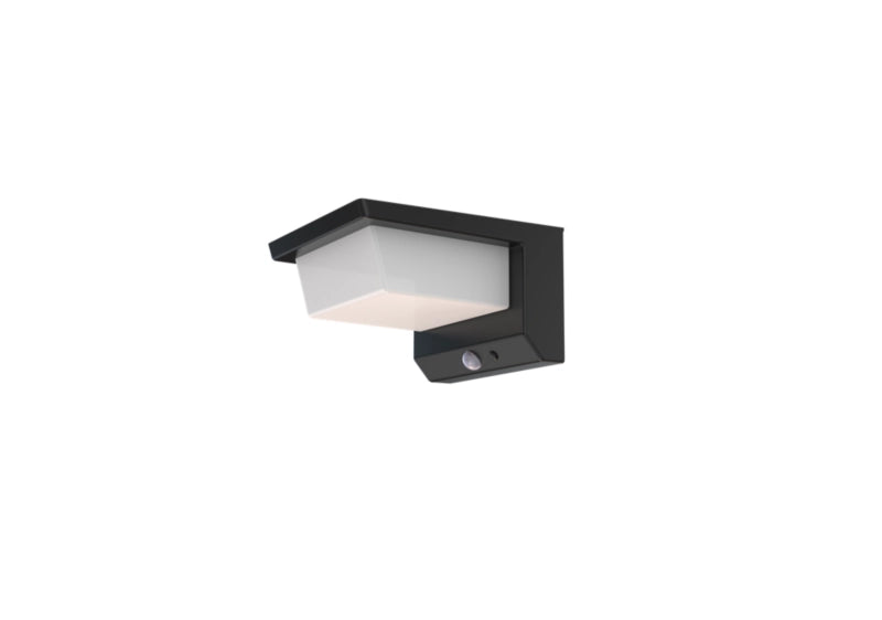 Solarlampe Cannelle 630 lm med Bevægelsessensor Sort