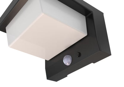 Solarlampe Cannelle 630 lm med Bevægelsessensor Sort