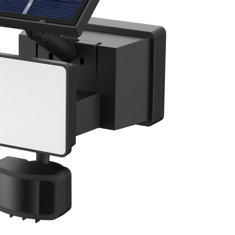 Solarlampe Davern 1060 lm Sort med Sensor