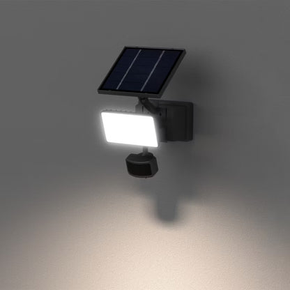 Solarlampe Davern 1060 lm Sort med Sensor