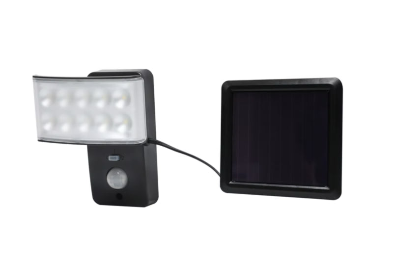 Solarlampe Fleming LED med Sensor 120 lm Sort