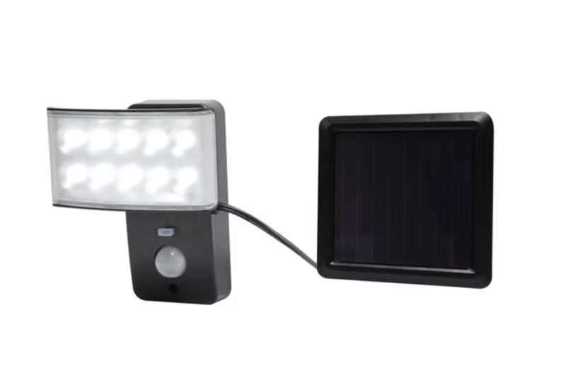 Solarlampe Fleming LED med Sensor 120 lm Sort
