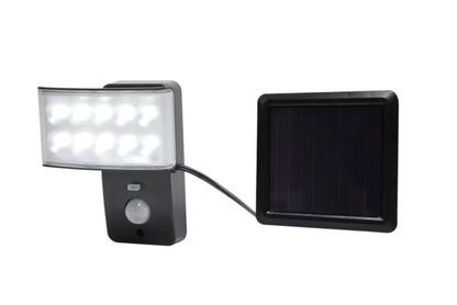 Solarlampe Fleming LED med Sensor 120 lm Sort
