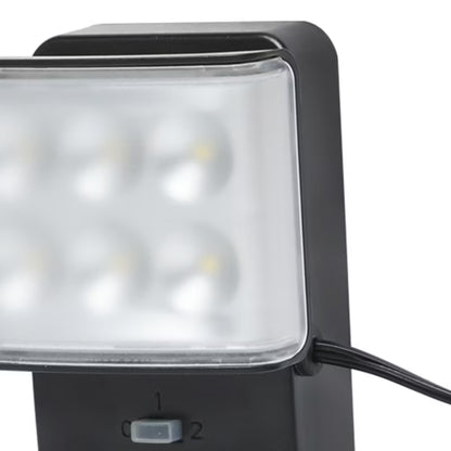Solarlampe Fleming LED med Sensor 120 lm Sort