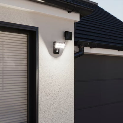 Solarlampe Fleming LED med Sensor 120 lm Sort
