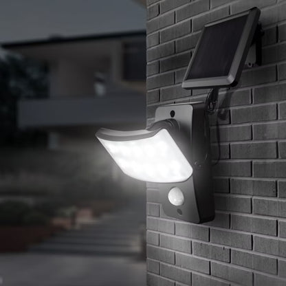 Solarlampe Fleming LED med Sensor 120 lm Sort