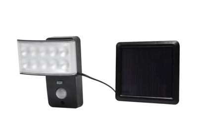 Solarlampe Fleming LED med Sensor 120 lm Sort