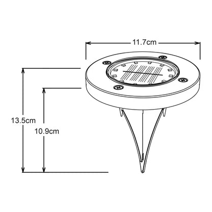 Solarlampe Gavea 12x14 cm IP65 Rustfrit Stål
