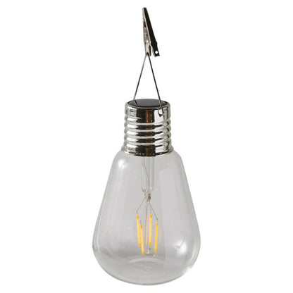 Solarlampe Glas Pære med Klemme Transparent | 3663602430971