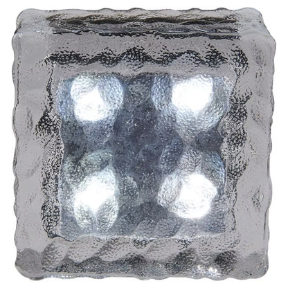 Solarlampe Glasterning 10x10 cm Klar | 3663602431121