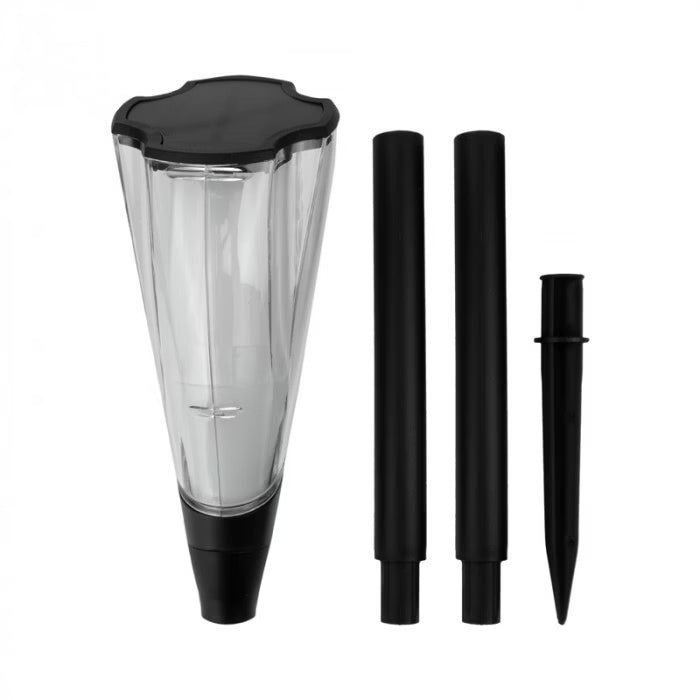 Solarlampe Have LED 65 cm Sort/Hvid IP65